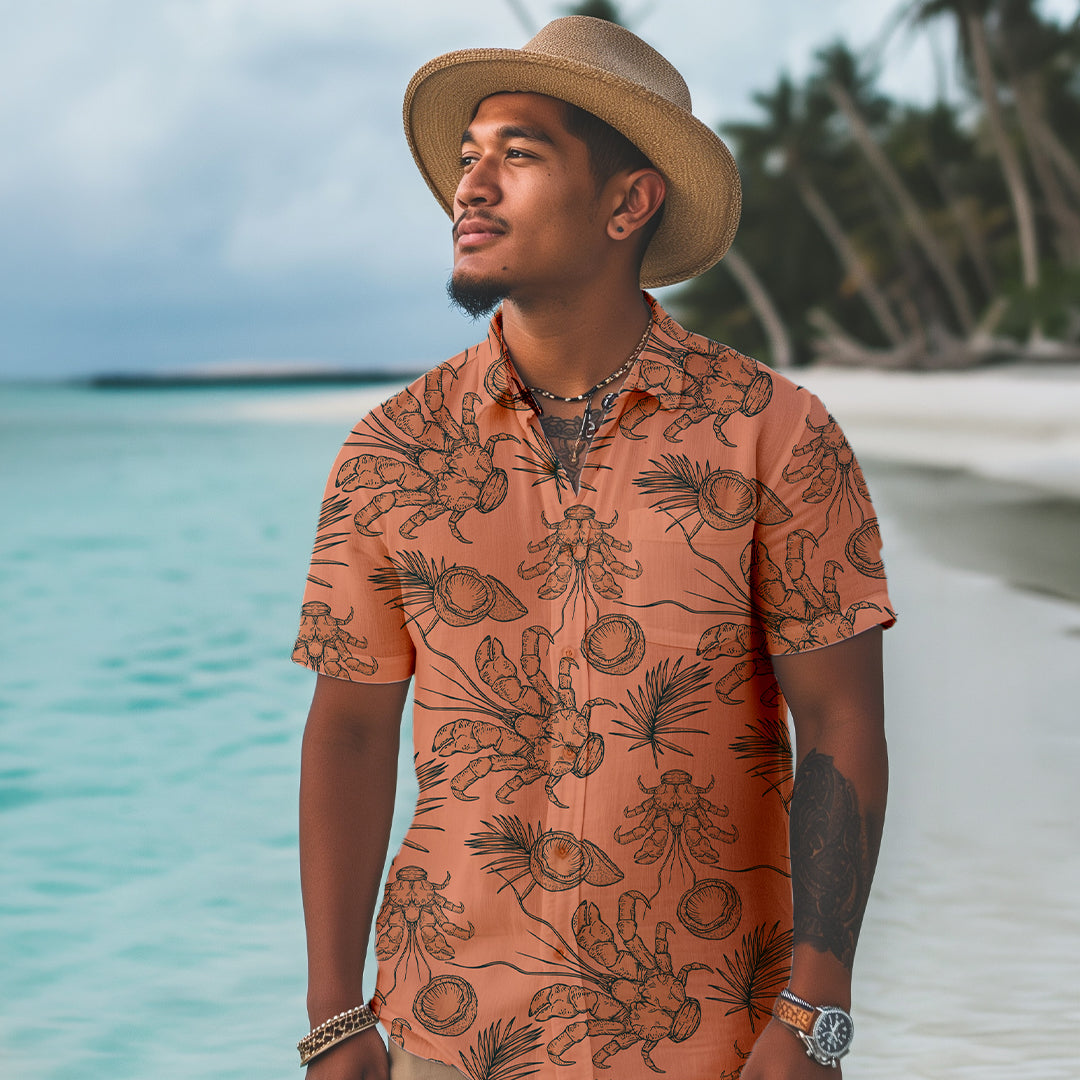 CNW Pattern Design | All Over Print | Button Shirt
